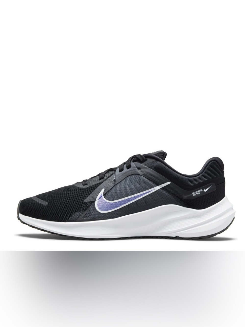 Nike Quest 5 Black White Running Shoes Women’s Size 8.5 Athletic Sneakers